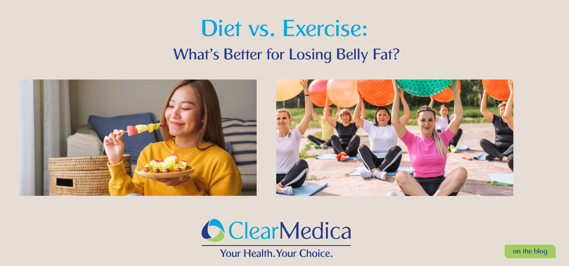 Is diet or exercise more important for losing belly fat?  